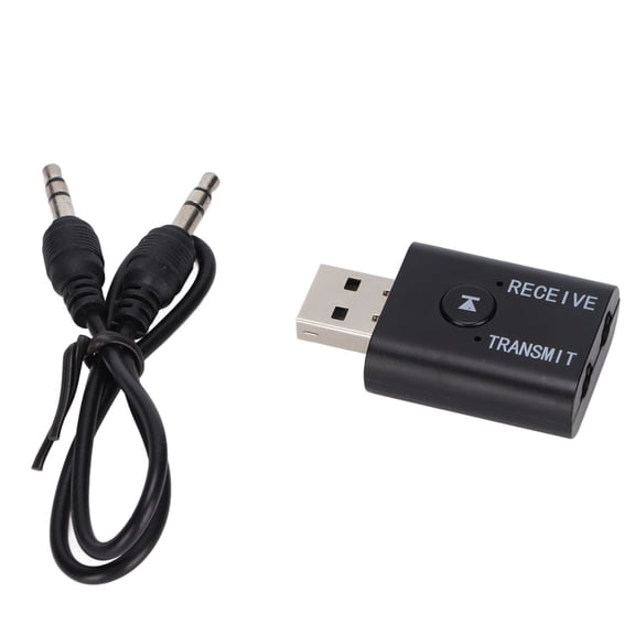 YAHHU 2 in 1 Bluetooth Transmitter and Receiver Portable Wireless Audio Adapter for TV Car Stereo