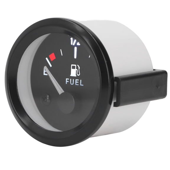 YAHHU 2 in / 52 mm LED Fuel Level Gauge Motorcycle Fuel Tank Meter with Backlight for Gasoline Modified Models