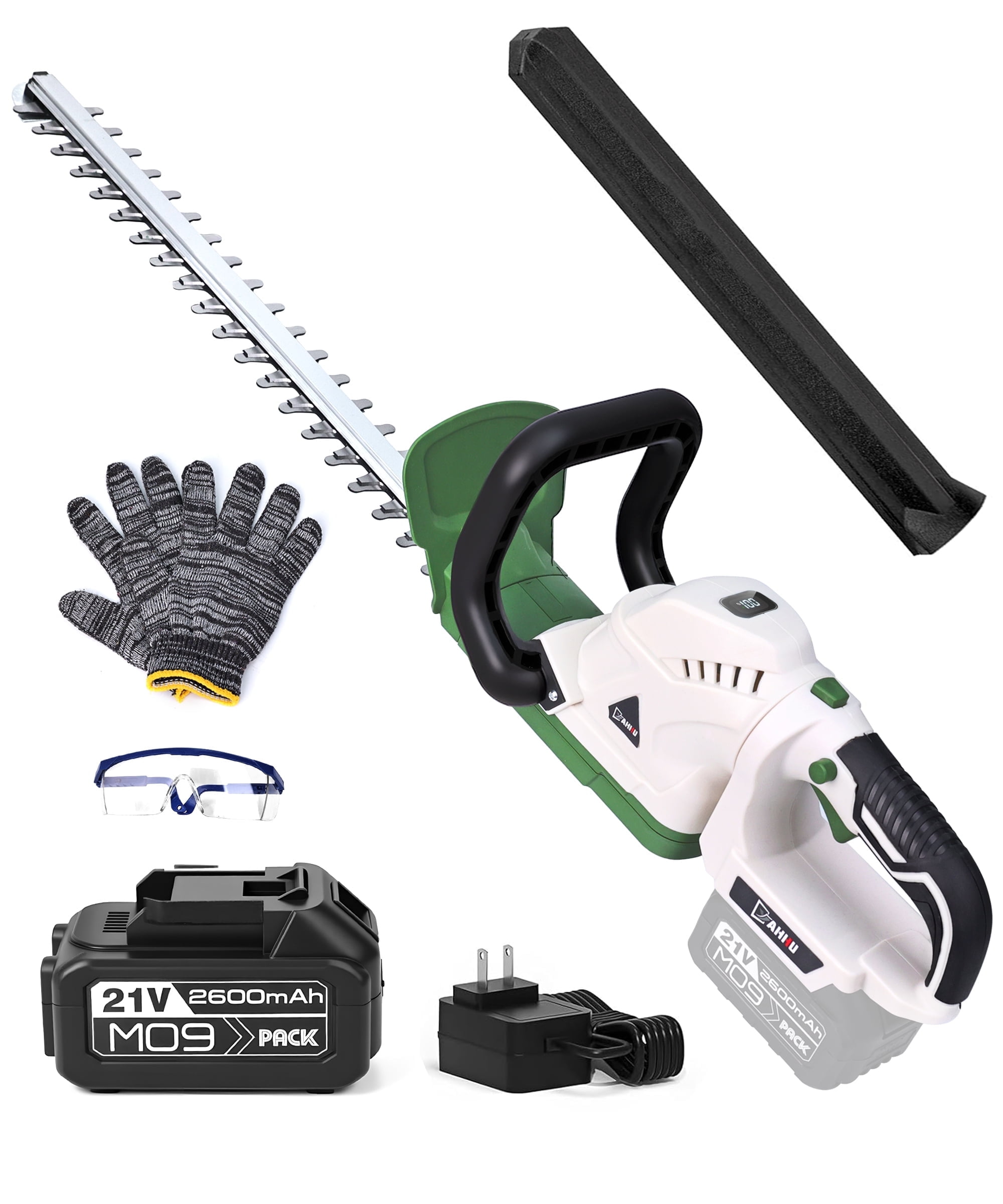 Walmart daily deals:  YAHHU 20 Inch Cordless Electric Hedge Trimmer，21V Electric Bush Trimmer，Battery and Charger Included