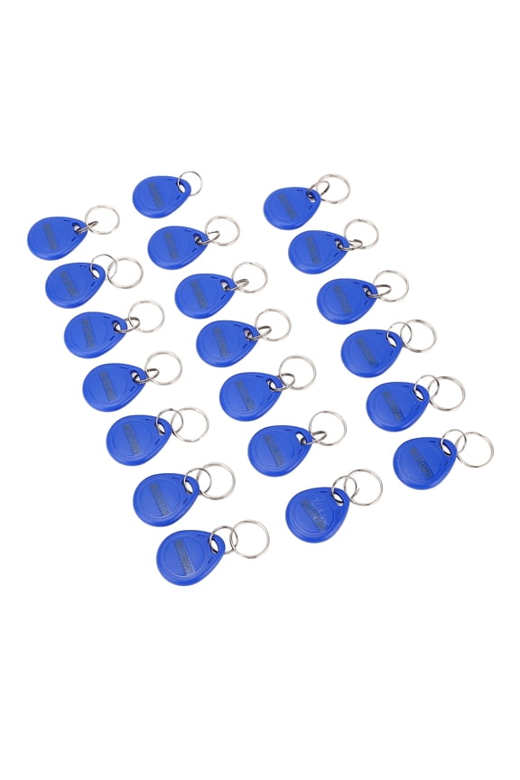 20 PCS Writable Key Fob 13.56MHz RFID Token Tags for Access Control, Elevator and Attendance Management