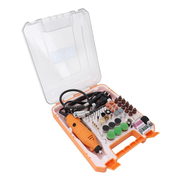 YAHHU 200W Mini Rotary Tool Kit 93pcs Accessories 030,000RPM, Lightweight 571g, Portable Corded Power Tool for Sanding, Polishing, Drilling & Crafting