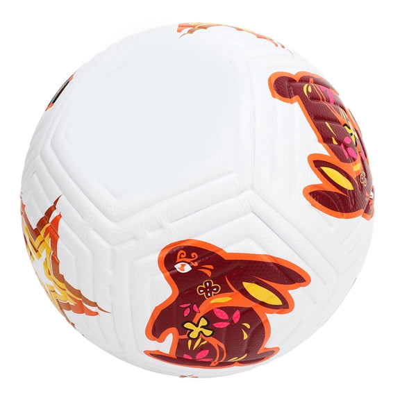 YAHHU 2023 RabbitPattern Soccer Ball Size 5  HighElasticity Training & Match Football, Premium PU Leather, Lightweight & Durable