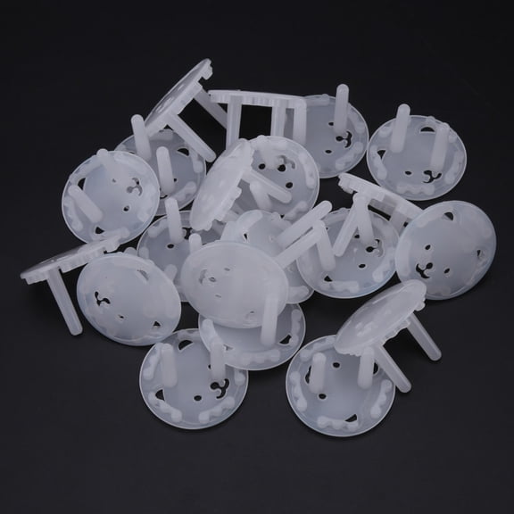 YAHHU 20PCS/Set Electric Outlet Plug Socket Proof Shock Guard Baby Safety Protector Covers, White