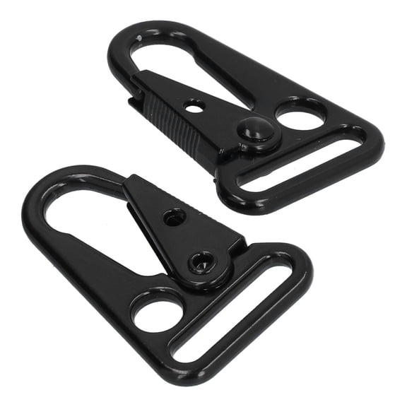 YAHHU 20PCS Sling Snap Hook Round Edge Antirust Glossy Lightweight Portable Luggage Bag Accessories Eagle Beak Spring Buckle Clasps, 2 x 1.3 inches