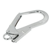 YAHHU 22KN Double Lock Rebar Snap Hook   Heavy Duty Alloy Steel, Rust Resistant, Self Locking Fall Protection Lanyard Hook