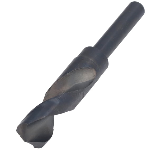 YAHHU 22mm / 0.87 in Twist Drill Bit High Speed Steel 118 Degree Spiral Drilling Bit with 1/2 in Small Shank Heavy-Duty Metal Wood Plastic Multipurpose Power Tool Accessory Replacement Part