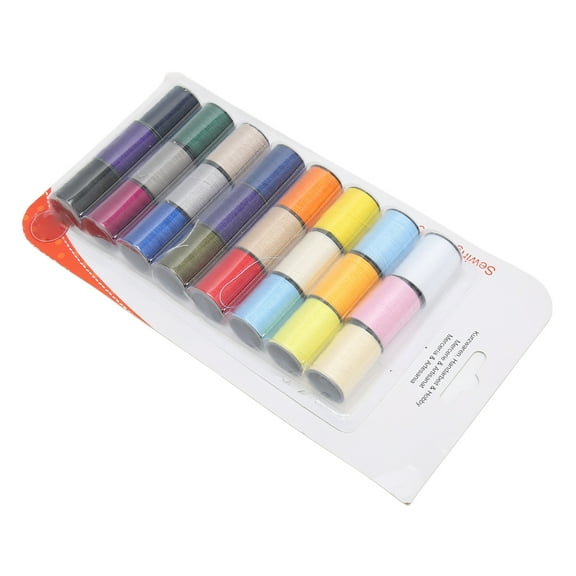 YAHHU 24 Rolls Hand Sewing Thread Assorted Bright Colors 22yd Length Durable Polyester Thread for Home Embroidery Machine [cite: 11]