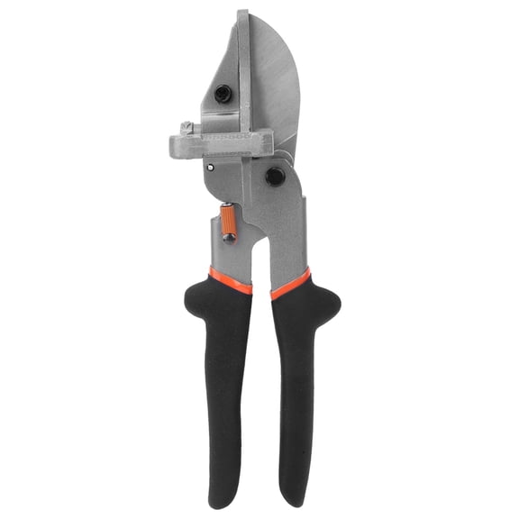 YAHHU 240mm Trunking Angle Scissors, Professional Multi-Function High Carbon Steel Miter Shear Cutter for 0-135 Degrees PVC Pipes & Tubing (9.45 inches / 240mm)