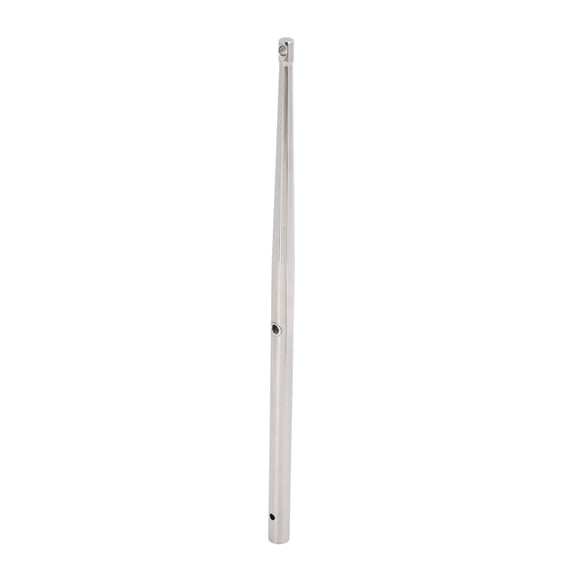 YAHHU 24in / 610mm Boat Stanchion Tube 316 Stainless Steel Rustproof Rugged Construction Long Durability Lifeline Pole for Marine Boat Ships Yachts Heavy Duty Hardware Accessories