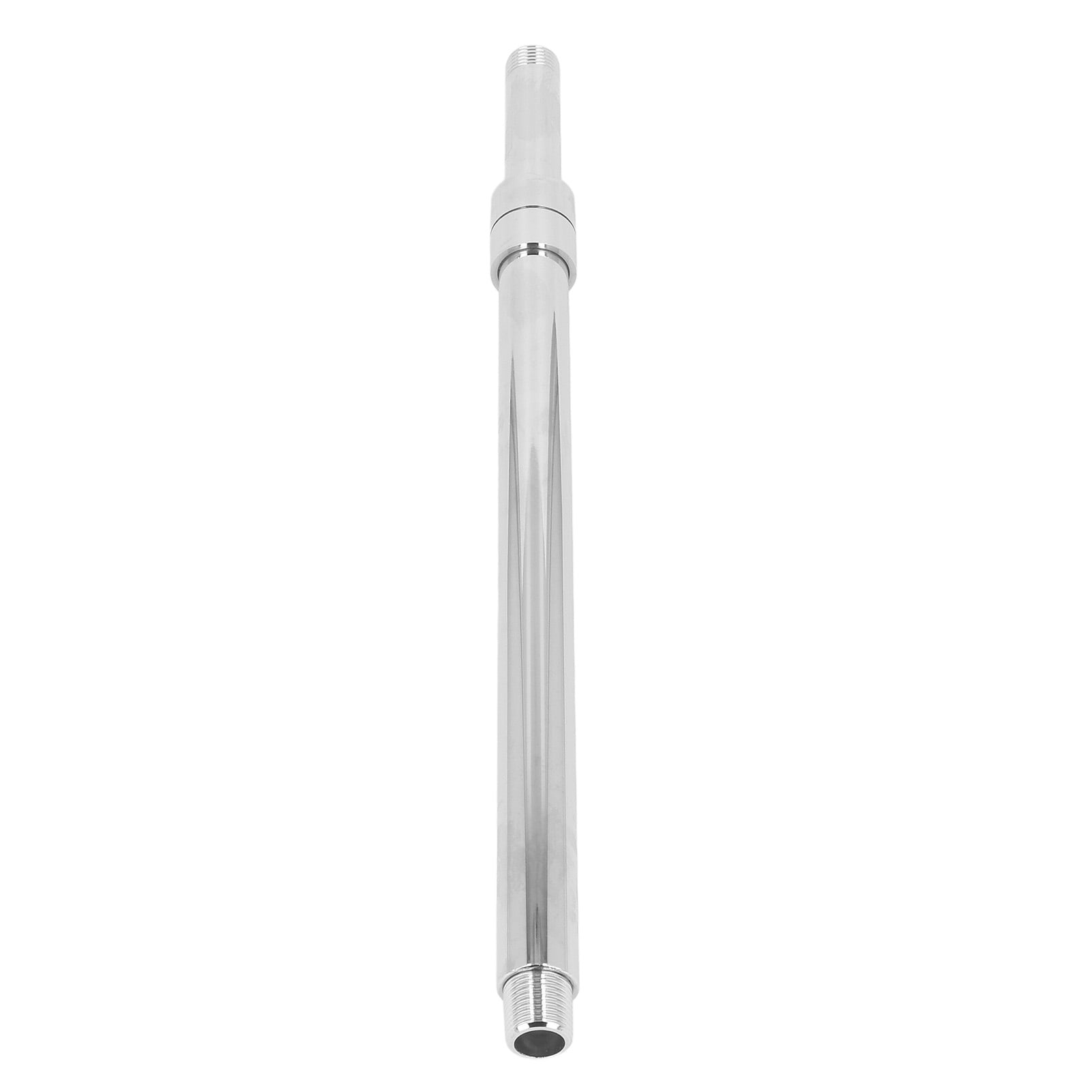 YAHHU 27.6in Ceiling Mount Adjustable Rain Shower Head Extension Arm Stainless Steel Bathroom Fixture Component with Decorative Cover and Easy Installation Instruction Manual