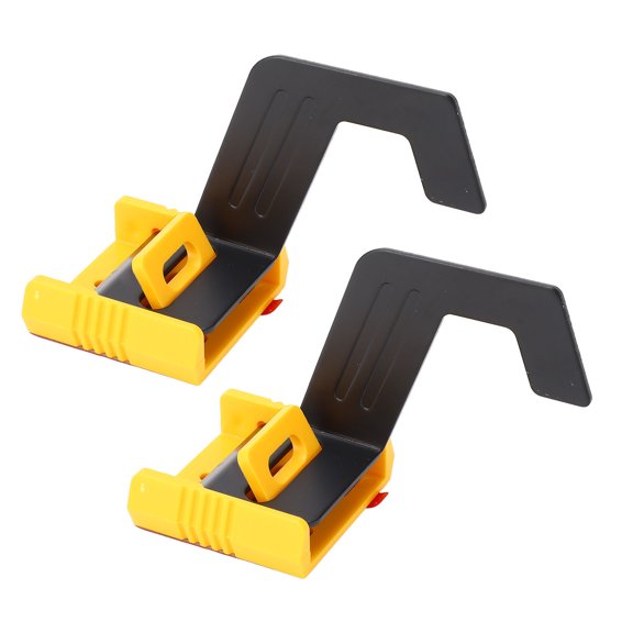 YAHHU 2PCS Handle Switch Lockout Alloy Engineering Plastic Steel Plate Electrical Device Lock for Distribution Box Cabinet Door