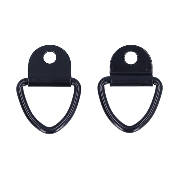 YAHHU 2PCS Heavy Duty V-Ring Tie Down Anchors Bolt On Flush Mount Universal Trailer Hook Lashing Ring for Pickup Truck Bed SUV Boat Ship Cargo Tie-Downs