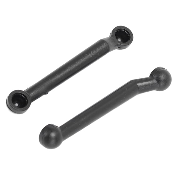 YAHHU 2PCS RC Front Steering Linkage Set Plastic Left Right Front Steering Link Rod Connector for HS 1:18 RC Car Upgrade Parts (10.00 inches / 25.4 cm)