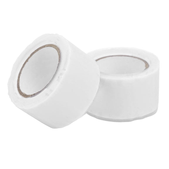 YAHHU 2PCS Self Fusing Silicone Tapes 1 in x 59 in (2.5 cm x 150 cm) Insulation Waterproof Adhesive Tape for Water Pipe Hose Repairing, Heavy Duty Leak Proof Plumber Fix Tool, White