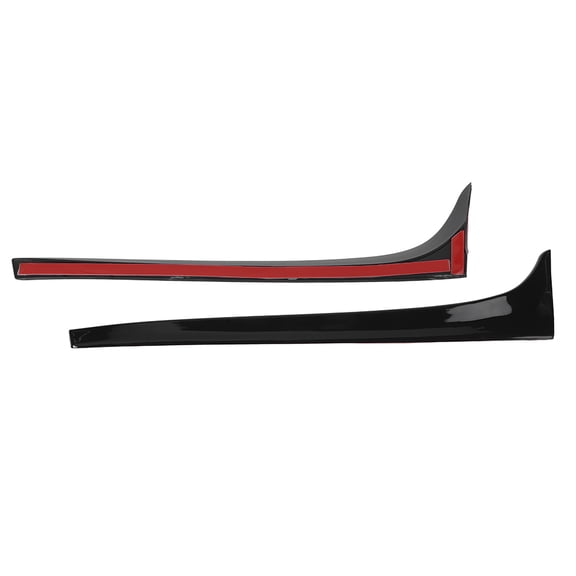 YAHHU 2Pcs ABS Car Rear Window Side Wing Spoiler Fit For Volkswagen Golf 7 2014-2019 Matte Black Rear Spoiler Fin Auto Exterior Styling Upgrade Accessories 14.96 inches / 38 cm Length