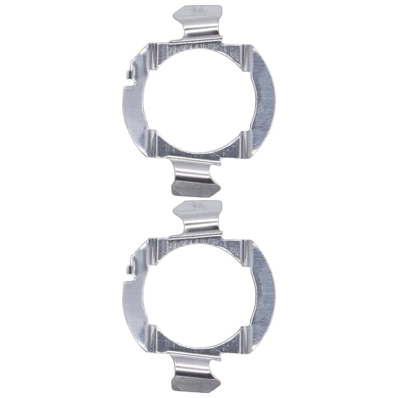 YAHHU 2Pcs LED Headlight Bulb Holder Retainer Stainless Steel Base Adapter Clips Firm Stable Easy Install Upgrade Modification Kit Specific for A3 A4L A6L