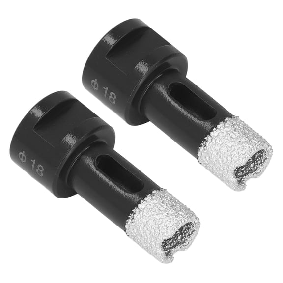 YAHHU 2Pcs M14 Marble Opener 18mm / 0.71 inches Sturdy Fast Rock Portable Drill Bits for Marble Granite