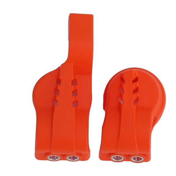 YAHHU 2Pcs Motorcycle Front Fork Shoe Cover Lower Fork Foot Bottom Protector Guard for XC XCF SX SXF XCW EXC EXCF TPi 6D Orange