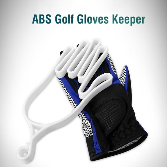 YAHHU 2Pcs Multipurpose Plastic Golf Gloves Keeper Support Stretcher Accessory Equipment, White (9.1 inches / 23.1 cm)
