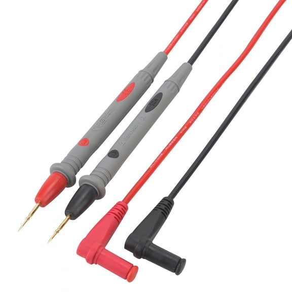 YAHHU 2Pcs PT1006 Digital Multimeter Needle Tip Probe Pen Test Lead 20A 109cm / 42.9in Copper Nib Ultra-Soft Silicone Multi-Meter Tester Cable Wire Tool for Electrical Testing Measurement