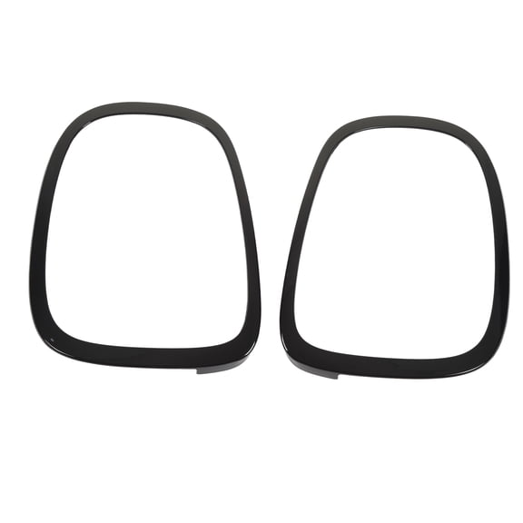 YAHHU 2Pcs Rear Light Ring Trim Left And Right Taillight Surround Cover Guard For Mini Cooper F55 5-Door Hatchback F56 3-Door Hatchback F57 2-Door Convertible 2014-2022 Black High Quality ABS