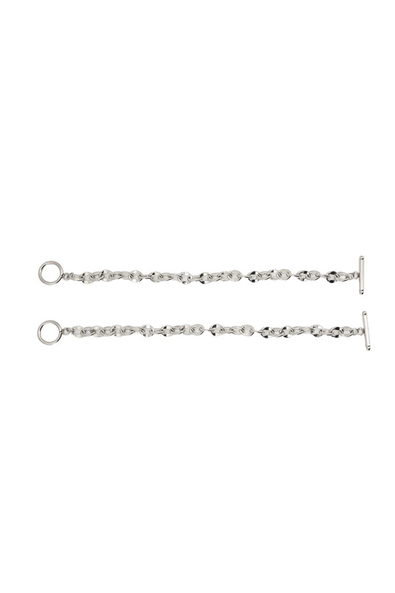 2Pcs Simple Bracelets Titanium Steel Unique OT Buckle Design Classic Exquisite Jewelry Bracelets for Women