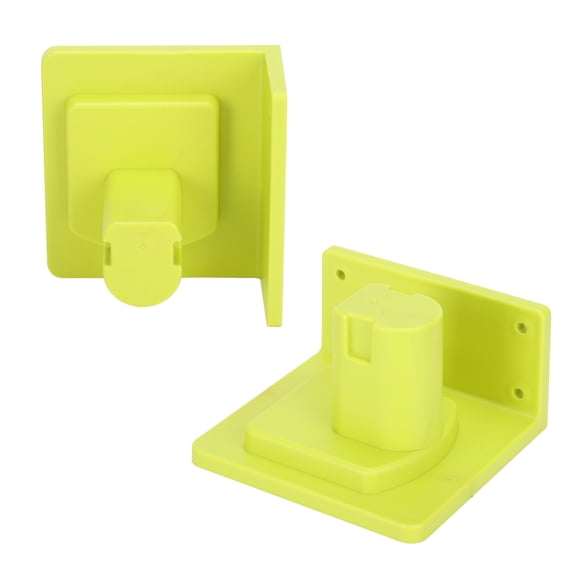 YAHHU 2Pcs Wall Mount Bracket ABS Tool Holder Stand Support Accessory Set Kit for Ryobi One+ 18V Power Tools Organizer Workbench Storage 13x10x10 inches / 33x25.4x25.4 cm