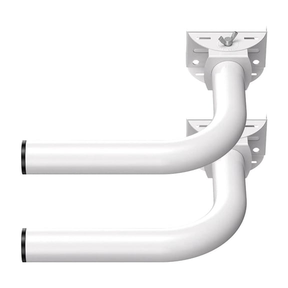 YAHHU 2Pcs Wireless Bridge Bracket Mount 150 Adjustable Stainless Steel Universal J Pole Mount Accessory for Outdoor Weatherproof Starlink Antenna and CPE Client AP Access Point