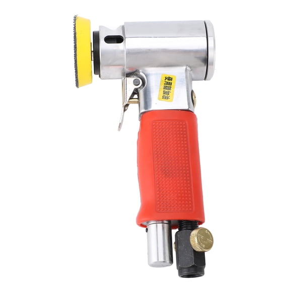 YAHHU 2in 3in Mini Random Orbital Air Sander Kit High Speed Pneumatic Sander Polisher for Auto Body Work, Ideal for Grinding, Polishing, Waxing, and Glazing, 7.09 inches / 18 cm