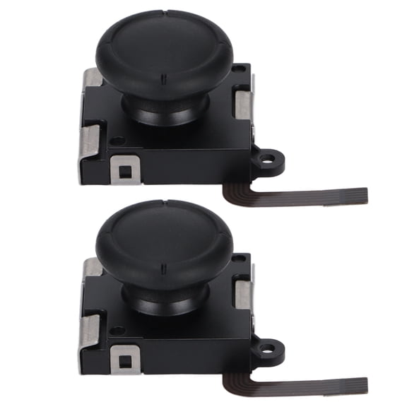 YAHHU 2pcs 3D Analog Joystick Replacement Thumb Stick Rocker Sensor and Cover Compatible with Nintendo Switch, Switch Lite and Joy-Con Controllers, Premium Repair Kits Pack of 2 (5.00 x 5.00 Inches)
