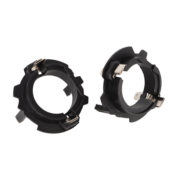 YAHHU 2pcs LED Headlight Socket Bulb Holder Adapters High Temperature Resistant Plastic Easy to Install Base Adapter for MK5 Bulbs Direct Replacement Pair 8.00 inches / 20.32 cm