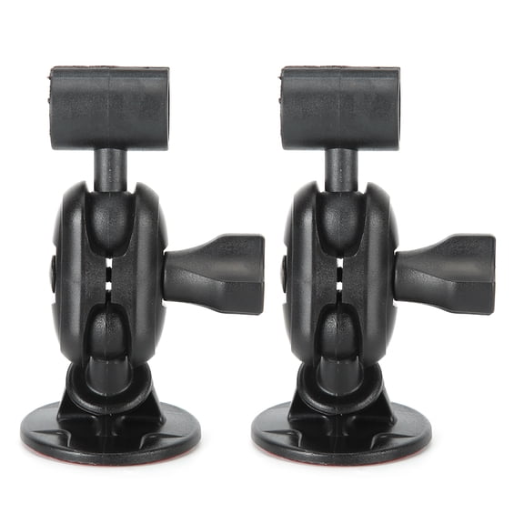 YAHHU 2pcs Small Dash Camera Mount Bracket Dashboard Recorder Suction Cup 360 Degree Adjustable Universal Parts Slot for Car DVR