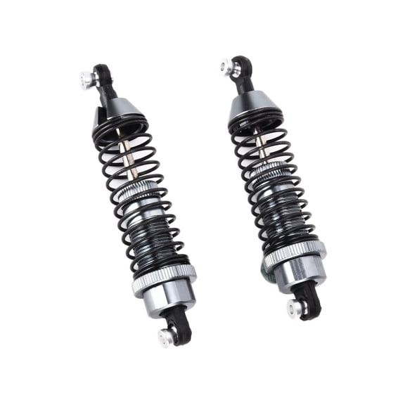 YAHHU 2pcs/set 3.6 inches / 92mm Aluminum Alloy Shock Absorber Damper Shocks for Redcat Blackout XTE XBE SC 1/10 RC Car Toy Replacement Upgrade Parts Titanium Color