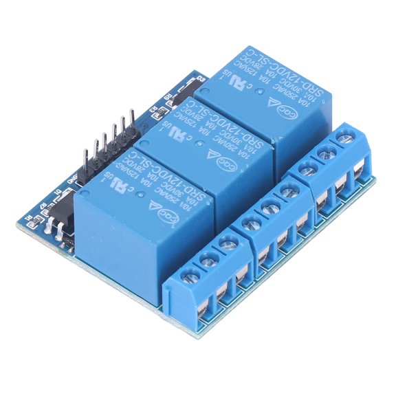 YAHHU 3 Channel Relay Module High Voltage Isolated Optocoupler Board 12V