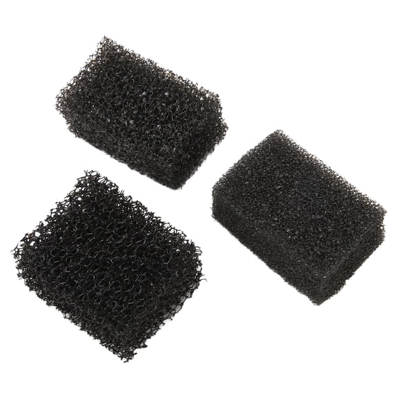 YAHHU 3-Piece Halloween Makeup Special Effects Stipple Sponge Set, Black, 5.12 inches / 13 cm