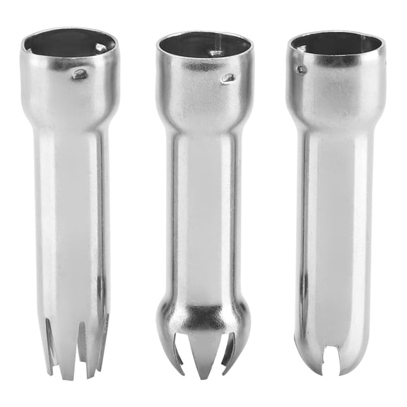 YAHHU 3-Piece Stainless Steel Icing Decorating Tips Set, Durable Cream Nozzle Pastry Baking Tool Kit for Cakes and Cupcakes