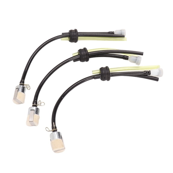 YAHHU 3-Set Carburetor Fuel Line Kit with Caps, Aging Resistant Flexible Replacement Part Fit For Echo SRM-2100 GT225 GT225i PAS225 PE225 PPF225 Weed Eater String Trimmer, 14.0 cm / 5.51 in
