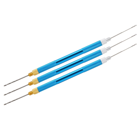 YAHHU 3-in-1 Fishing Bait Needle Tool Kit, Multi-Function Aluminum Alloy Stringer and Drill Needle Set for Carp and Saltwater Angling, 3-Pack (3.9 inches / 10 cm)