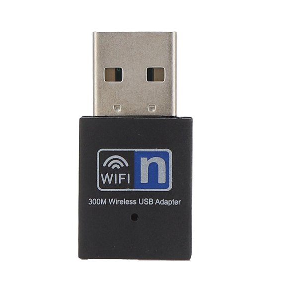 YAHHU 300Mbps USB Wi-Fi Adapter, External Mini Wireless Network Receiver Dongle for Laptop Desktop PC, 2.4GHz High Speed Internet NetCard Adaptor, Supports Windows 10/8/7/XP/Vista, Linux, Mac OS X