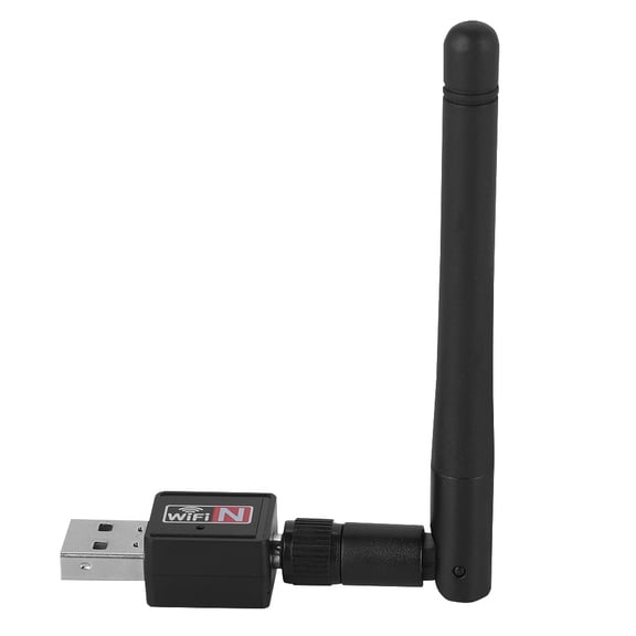 YAHHU 300Mbps Wireless USB 2.0 Network Card Wi-Fi Adapter Dongle Signal Transceiver, 2.4GHz High Speed Pocket Receiver for Windows Mac Linux (5.5 x 0.59 x 0.39 inches / 14 x 1.5 x 1 cm)