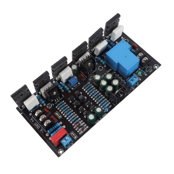 YAHHU 300W Power Amplifier Board Single Channel 1943+5200 Audio Rear Amplification Module with Speaker Protection DC 20-12V