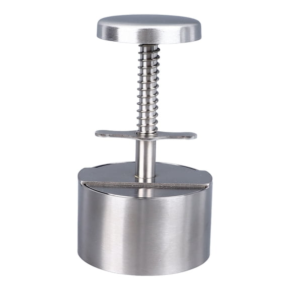 YAHHU 304 Stainless Steel Burger Press Manual, NonStick, Ergonomic Meat & Vegetable Patty Maker