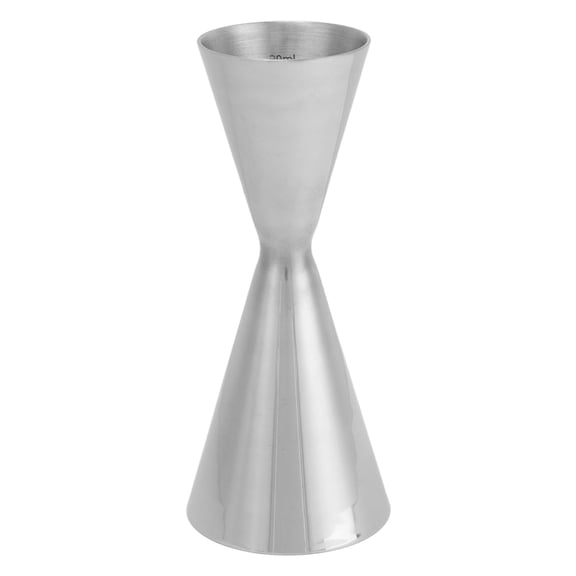 YAHHU 304 Stainless Steel Double Jigger Dual Japanese All in One Glossy Bar Wine Measuring Cup, 30-60ml (1-2 oz)