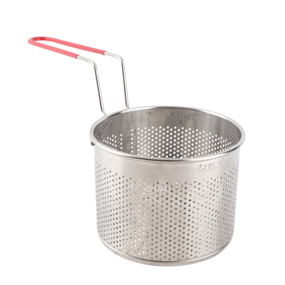 YAHHU 304 Stainless Steel French Fries Basket 5.51 Inches (14cm) Multifunctional High Temperature Proof Round Deep Fryer Net Potato Cooking Strainer Tool For Daily Meals