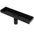 thumbnail image 1 of YAHHU 304 Stainless Steel Linear Rectangular Shower Drain Matte Black 30cm – Durable, Anti‑Rust, Multi‑Layer Varnish, Ideal for Kitchen, Bathroom, Garage, Basement, 1 of 13