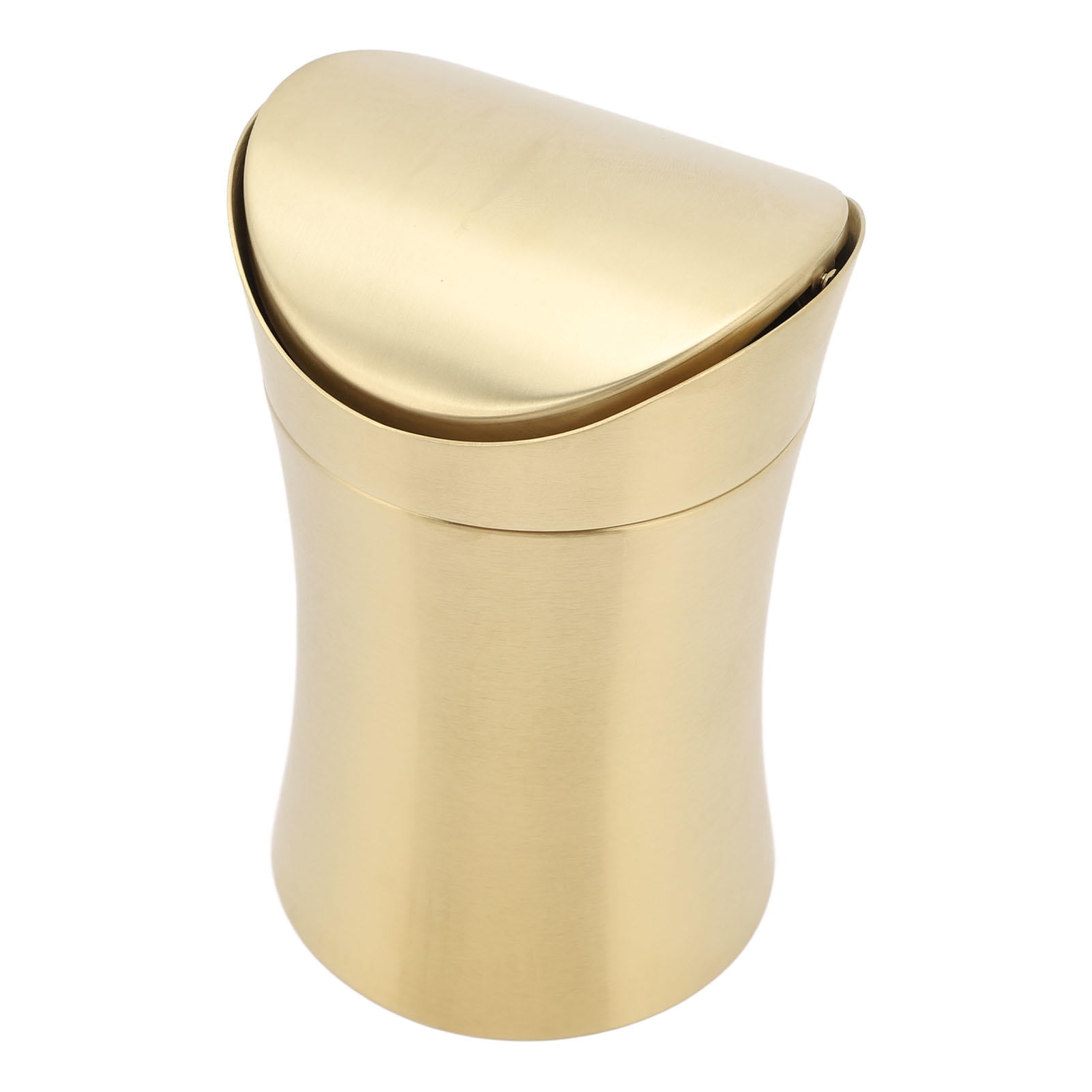 YAHHU 304 Stainless Steel Mini Countertop Trash Can with Odor‑Control Lid – Compact, Rust‑Proof, Ideal for Home, Office, Kitchen & Bathroom