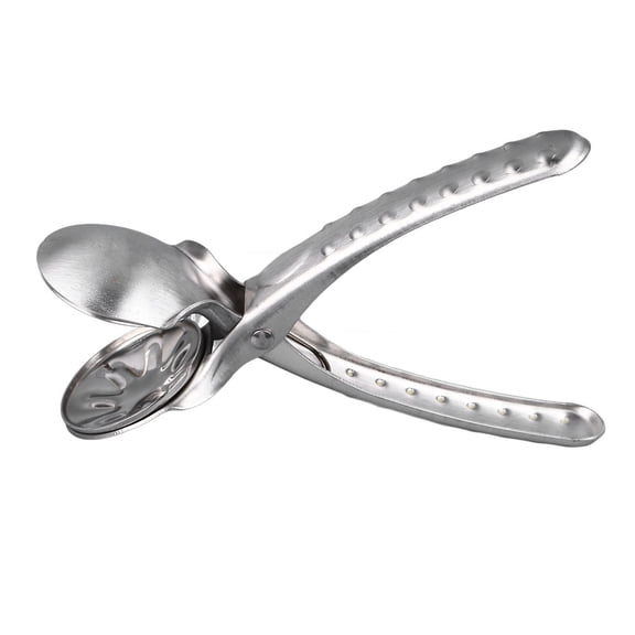 YAHHU 304 Stainless Steel Portable Nutcracker Ergonomic Chestnut Opener with NonSlip Grip, Sharp Blade & SpringLoaded Design