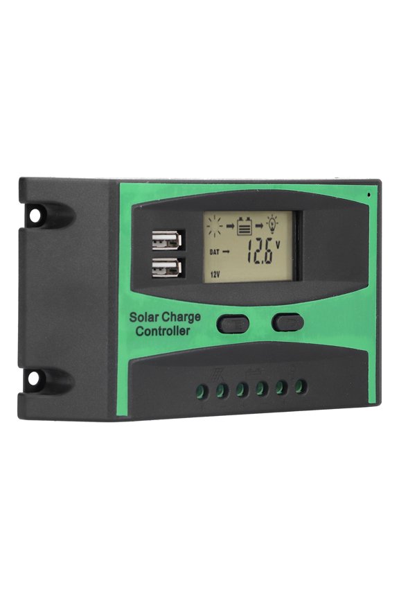 30A Solar Charge Controller 12V 24V PWM Photovoltaic Regulator LD3024U for Home Industrial Commercial Use