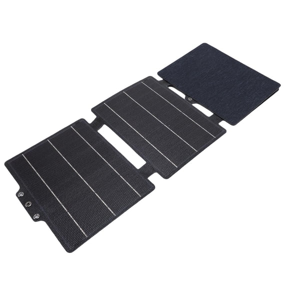 YAHHU 30W Portable Foldable Solar Panel Charger  12V, USB/DC/TypeC, Monocrystalline, WeatherProof, Lightweight Outdoor Power Bank