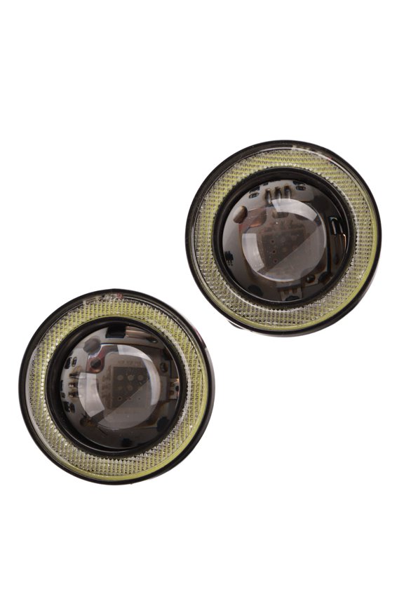 30W RGB LED Fog Light COB Angel Eye Halo Ring Super Bright Lamp with Remote Control 3.0 Inches Universal Fit [cite: 7, 9]
